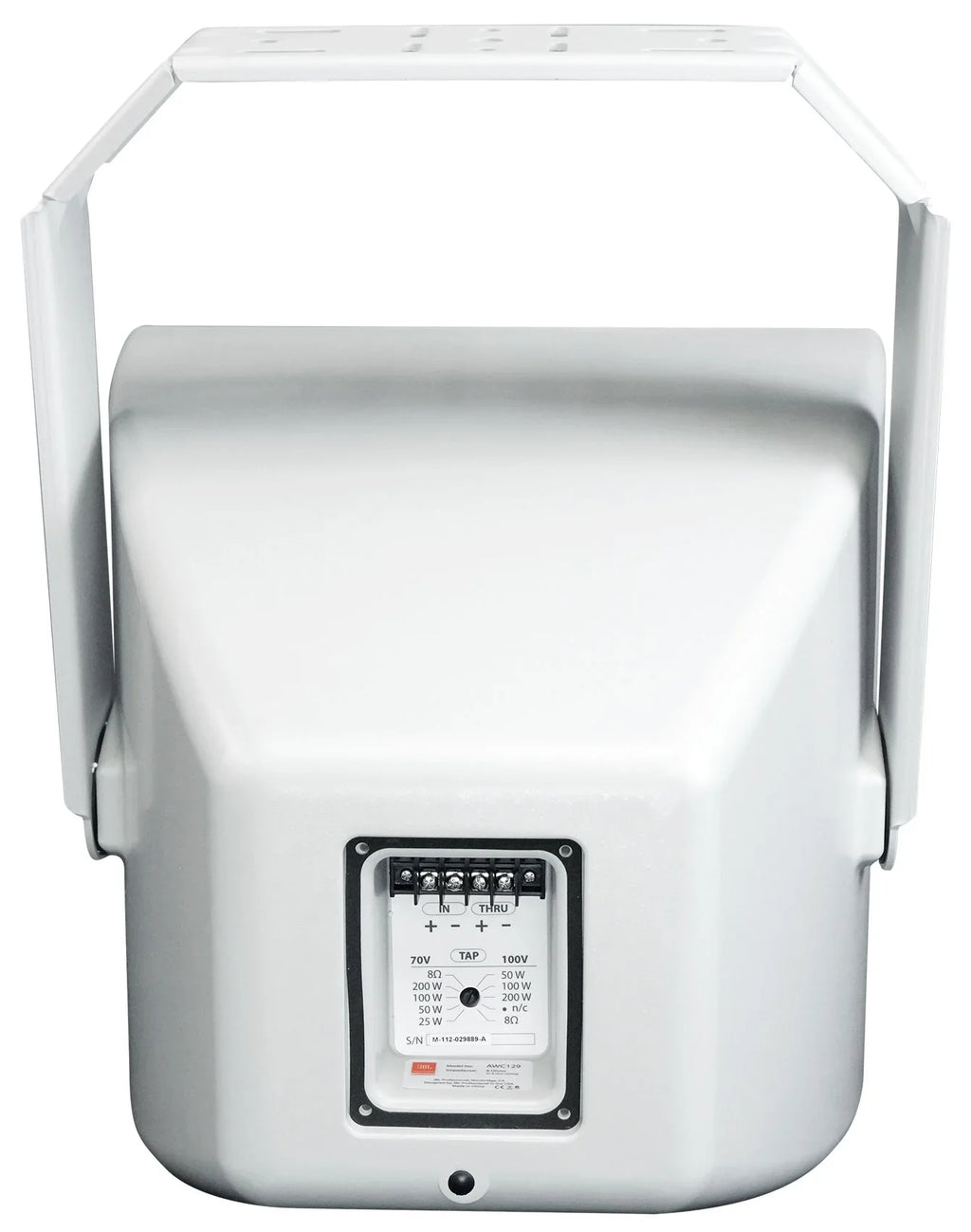 2-Way Speaker 70V Indoor/Outdoor Surface Mount 200w AWC129 12" Commercial