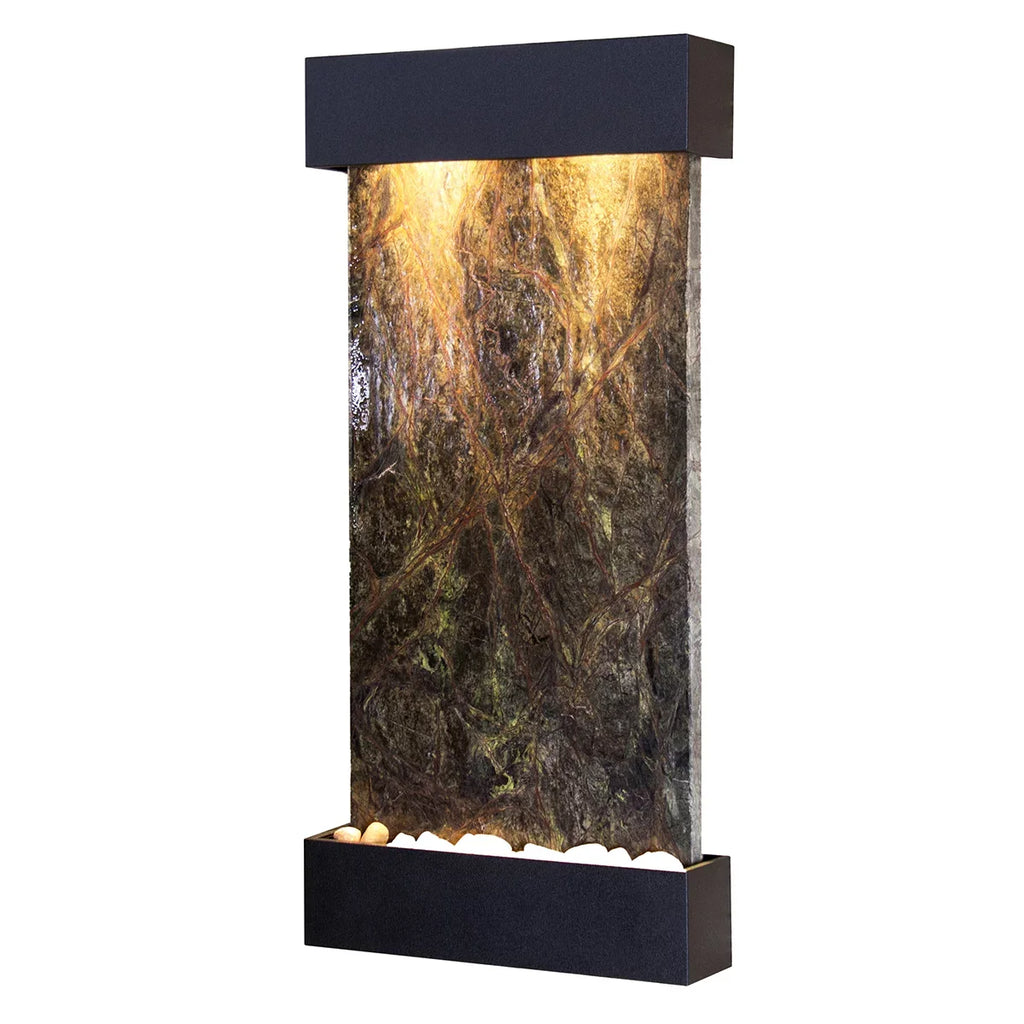 Green Wall Marble Fountain Black Textured Adagio WCS1705 Creek Whispering