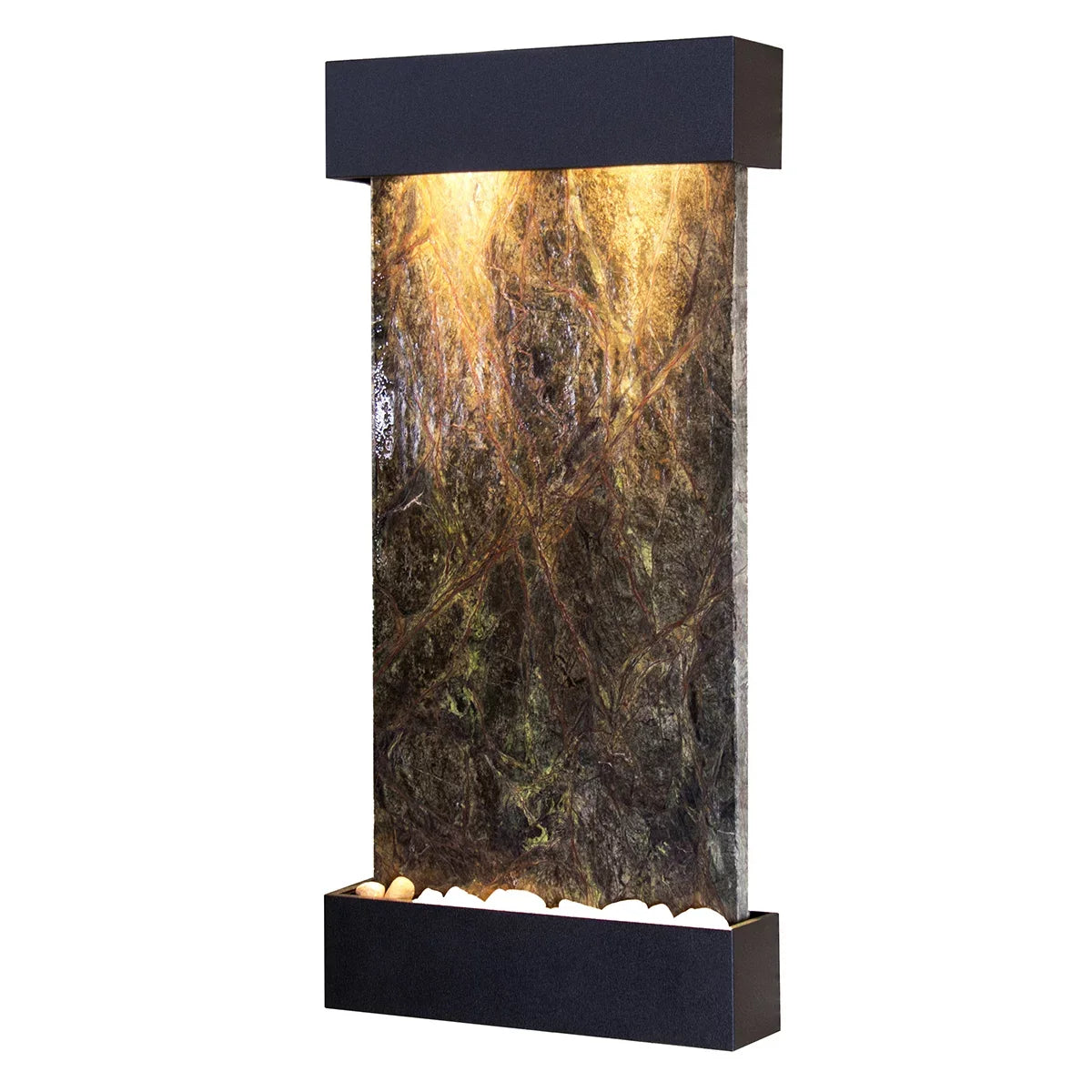 Green Wall Marble Fountain Black Textured Adagio WCS1705 Creek Whispering