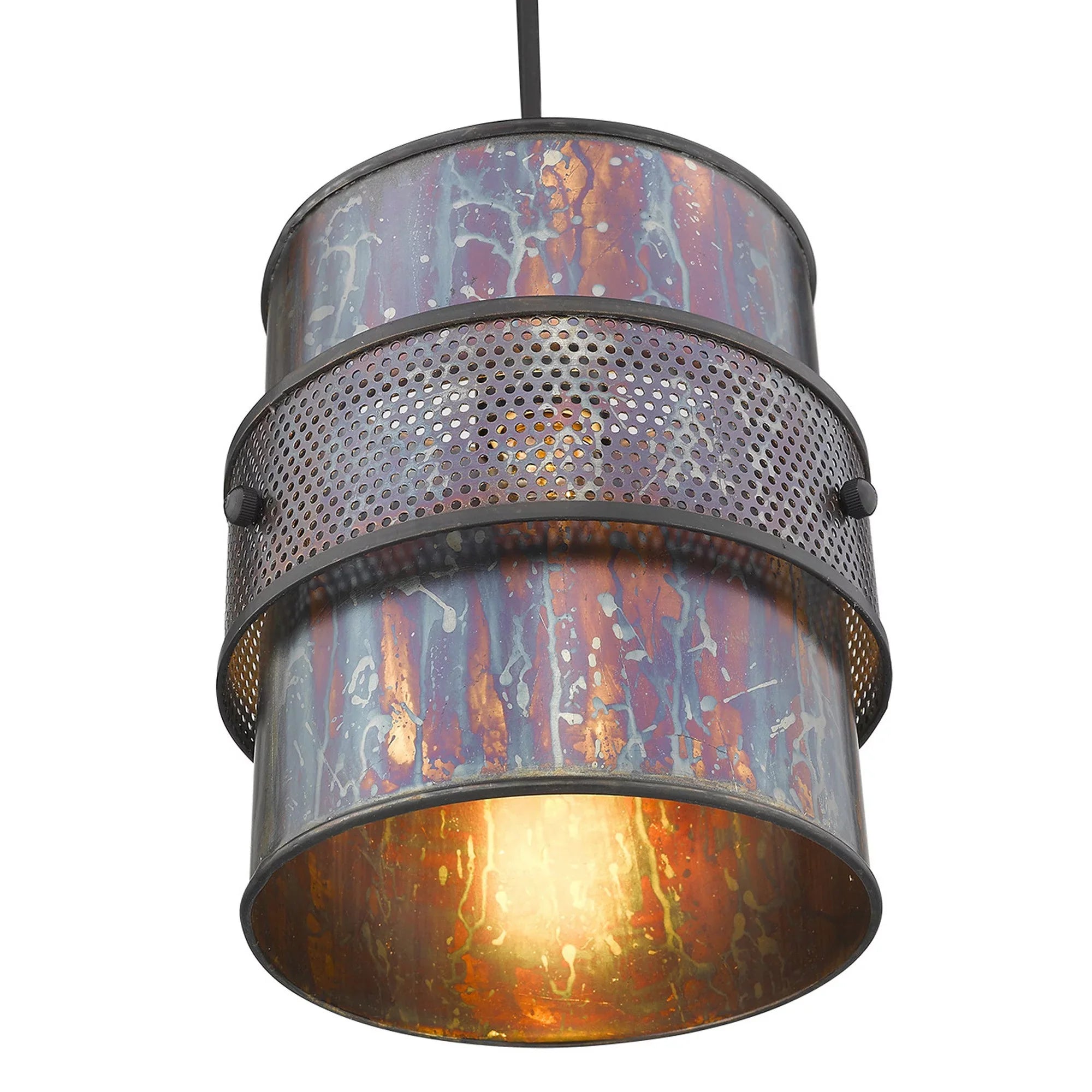 x Bronze x Ryker in. Patina HomeRoots Pendant 398260 8 1-Light 10.75 8