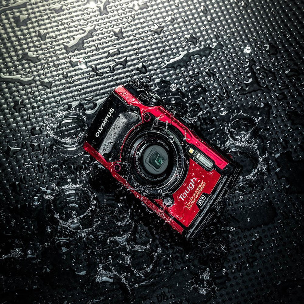 Digital 4K TG-5 Angle Wide Camera Tough liquid-Resistant (Basic) - Red/Black F2.0 Olympus Video 12.0-Megapixel Ultra HD -