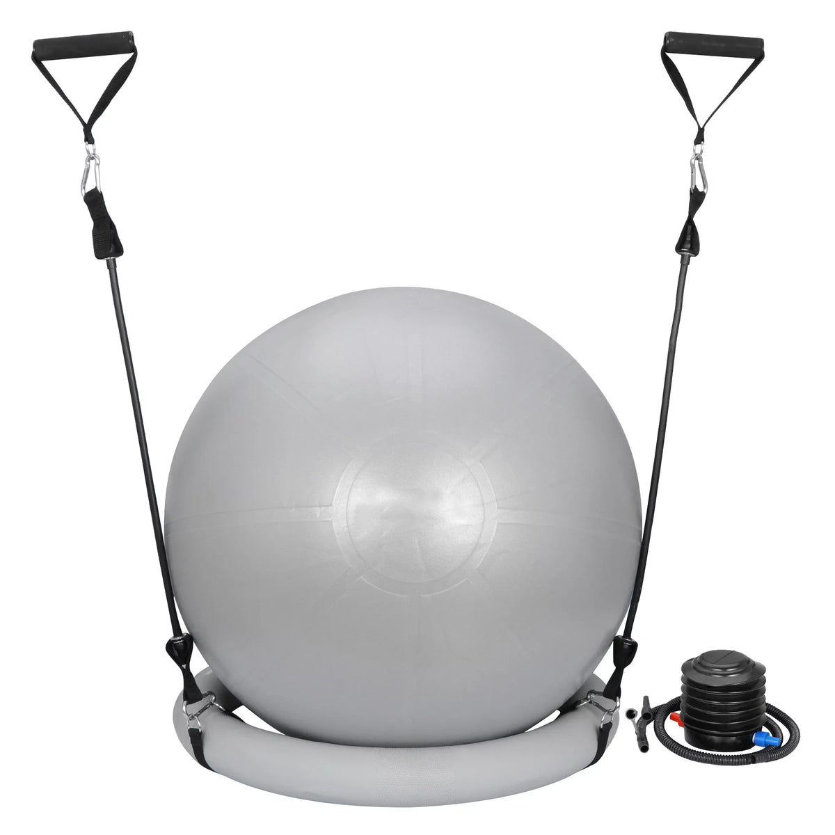 with Balls Stability & Fitness Quick for Birthing, Exercise Guide Burst Balance Anti- Ball Yoga,Pilates, & Fitness ZENSTYLE Pump Ball Workout