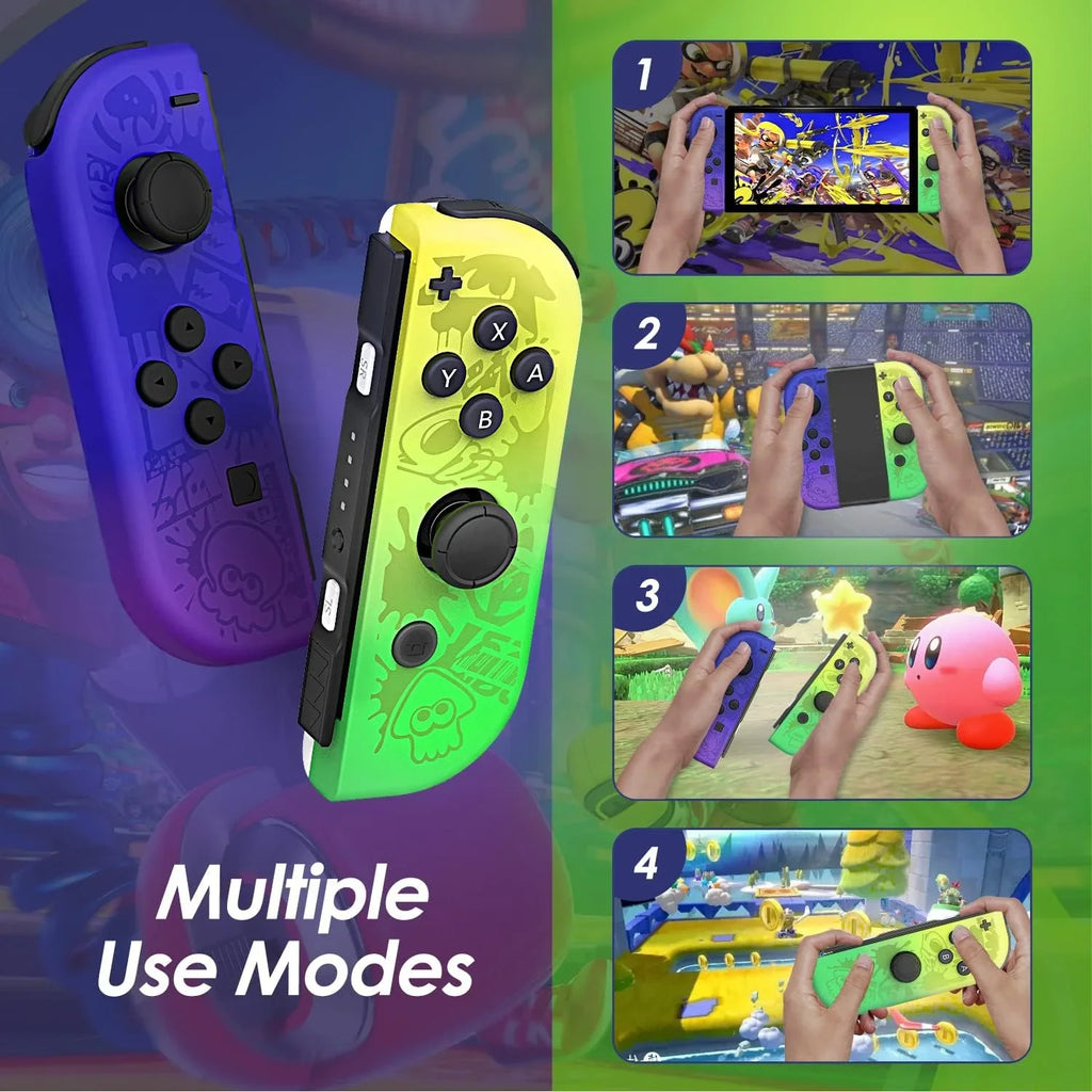 Joy Edition Nintendo Splatoon Controller,Wireless Joystick- Joy-Pad Switch Controllers Special 3 cons