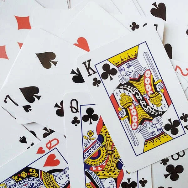 game score colorful patterns tile playing index poker card polygon