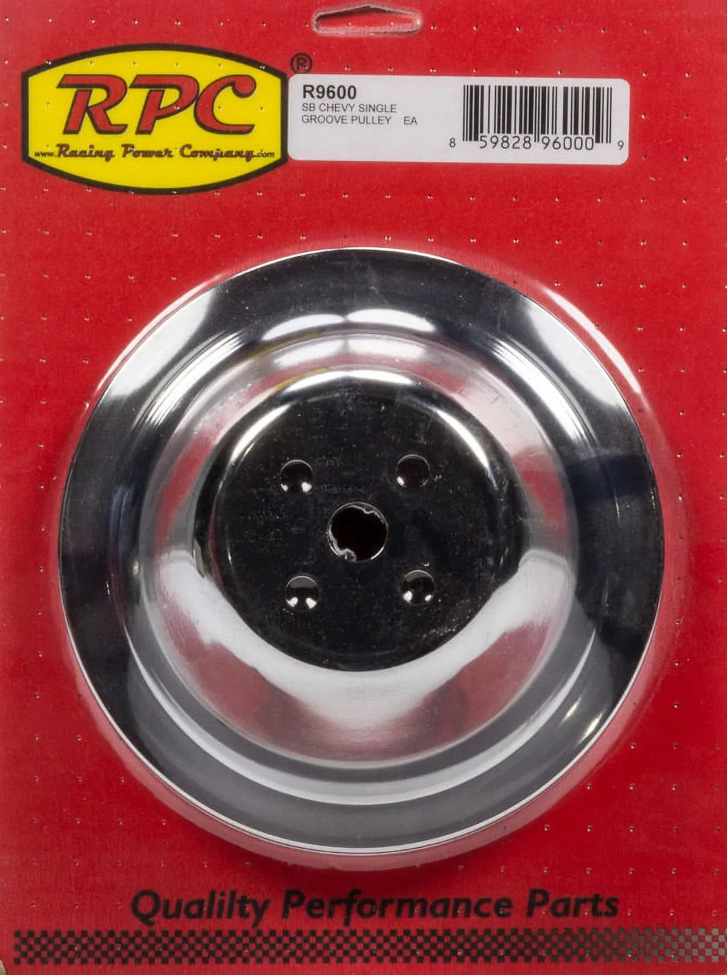 Racing Company Short Moisture Sbc Power Pulley Steel Pump Dia 7.1 R9600 Chrome