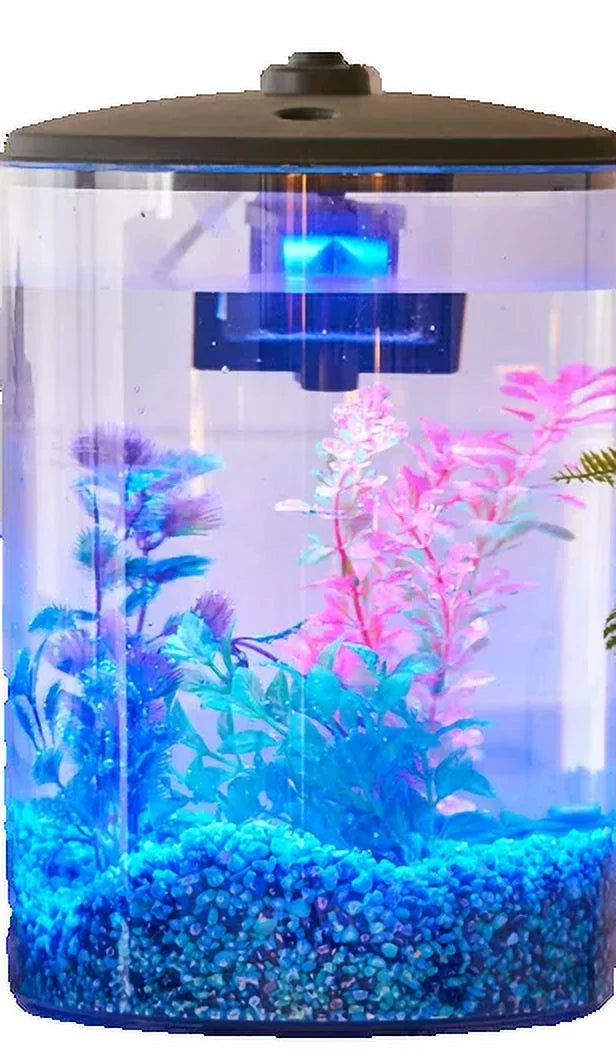 Aqua Power with Culture Plastic 3-Gallon Light Filter and Aquarium