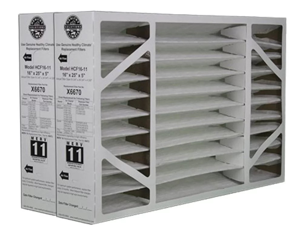 Lennox 2 X6670 11 Pack HCC16-28 16"X25"X5" of X6660 Fits Media Genuine Filter Lennox Merv X6670