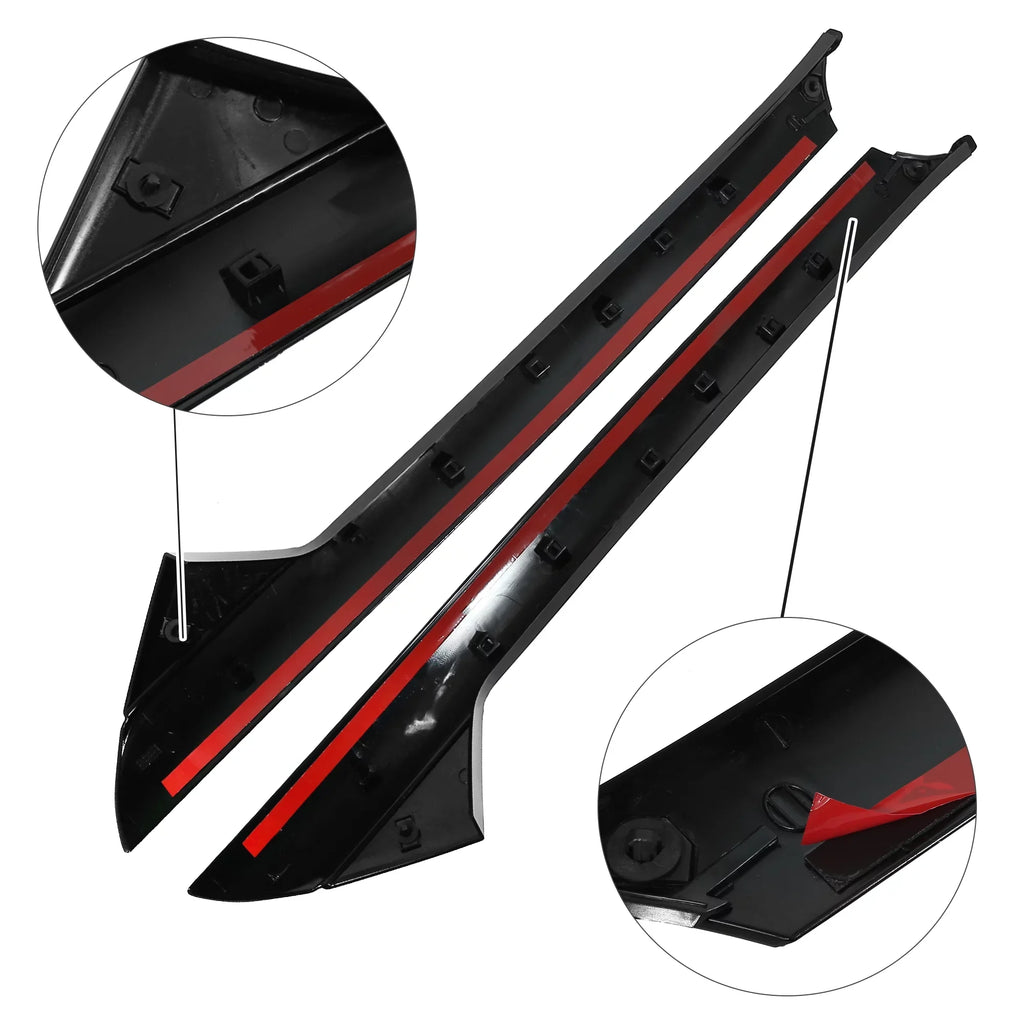 Molding Front Pillar Explorer Side BB5Z-7803145- Ford Windshield Driver Outer 11-19 Passenger for BB5Z-7803137- Trim