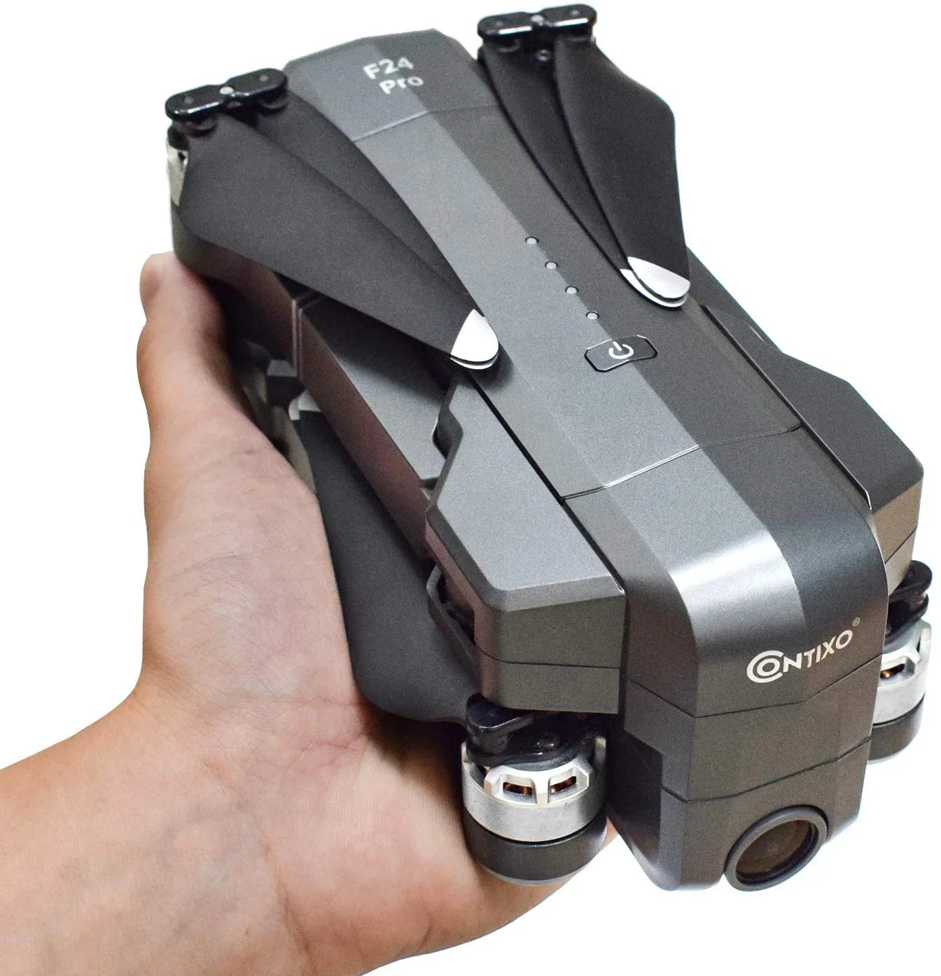 Camera , Brushless Fits Foldable Flight Minutes with Time, Waypoint Adults, 30 Carrying Pro 4K with Case with Motors, for Follow Camera Quadcopter Drone F24 Contixo Me,