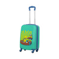Suitcase Rolling Teal Spinner Hardshell Carry Wheels, 21 Inch Kids On with Minions Luggage,