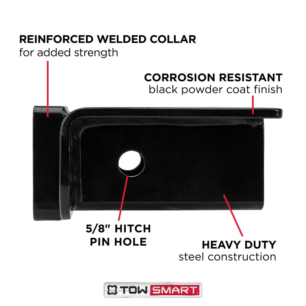 TowSmart Receiver Class Opening, 2" II Receiver Bumper 7285 Hitch Black Step