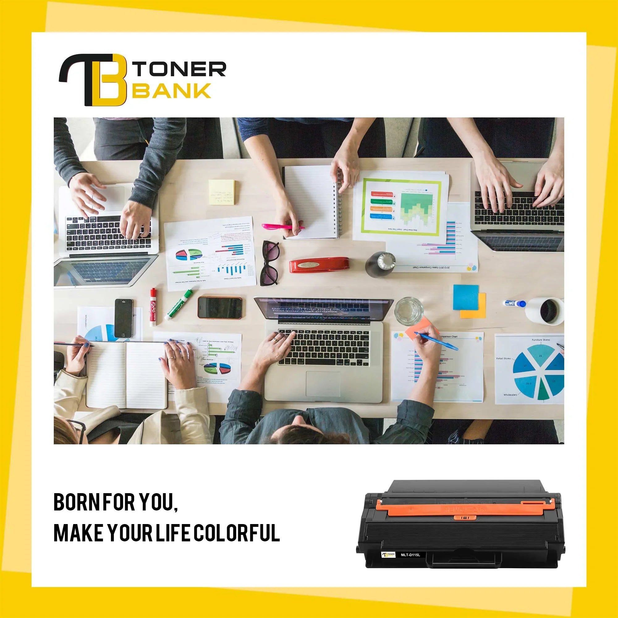 '-D115L -M2880FW -M2830DW Toner for -M2820DW 6 Fits Printer -M2620 Black 6-Pack with -M2870FW use 115L * Toner Xpress Samsung -M2670 Bank