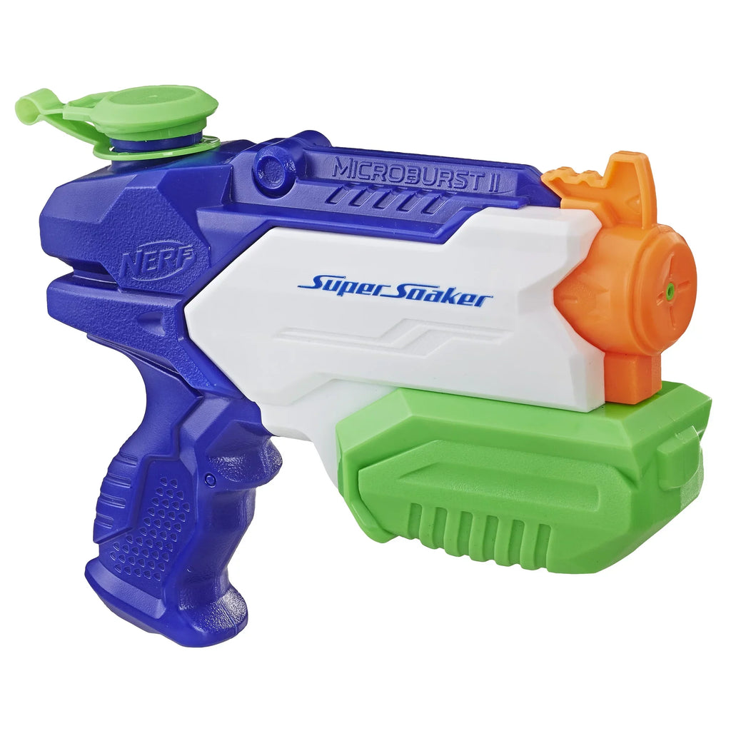 Nerf Up 6 Blaster, and Microburst Ages Super 2 Soaker