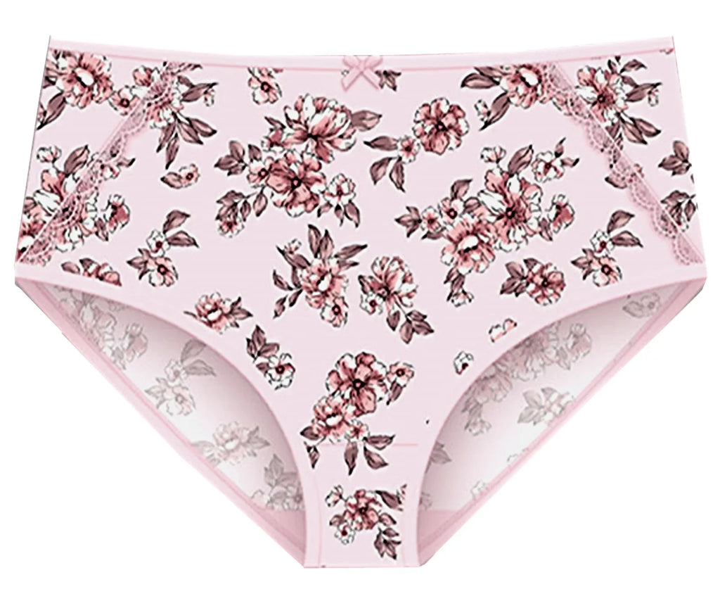 Size Microfiber Brief 5-Pack 7 Panties Stretch Women's Delta Burke