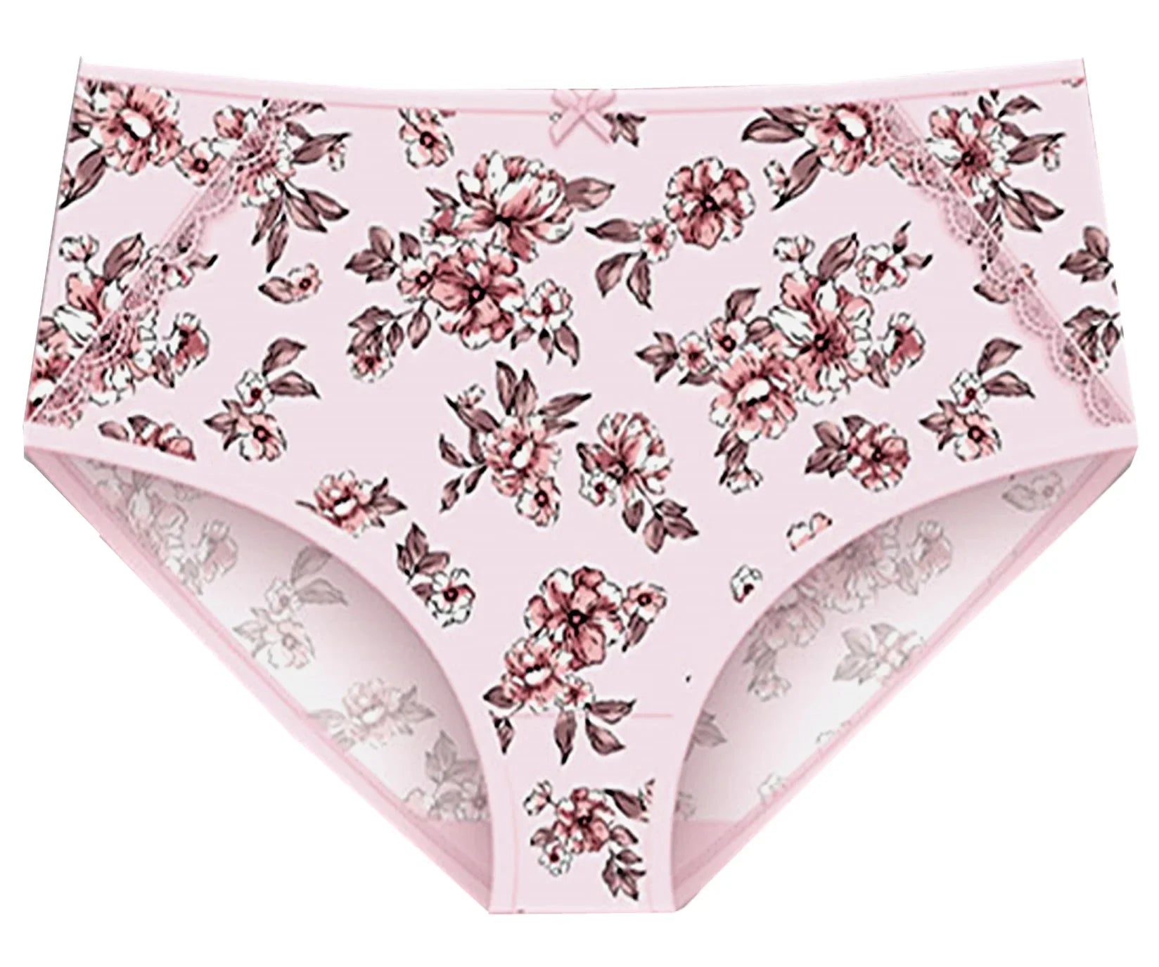 Size Microfiber Brief 5-Pack 7 Panties Stretch Women's Delta Burke