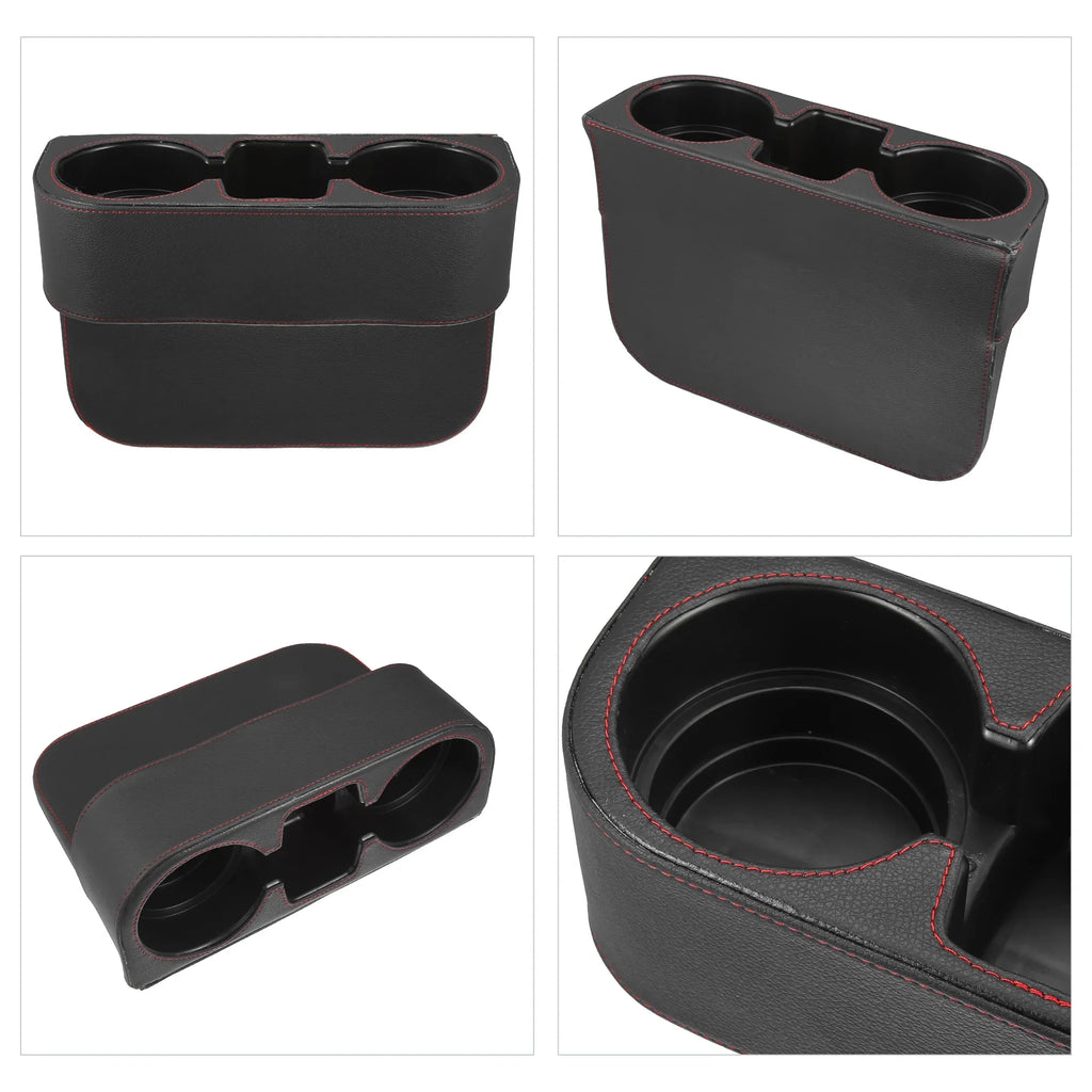Cup Console Storage Car Filler Gap Pocket Box Holder Seat Black Multi-function Side Organizer Red Seat Car