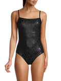 Leopard-Print Small One-Piece Swimsuit,
