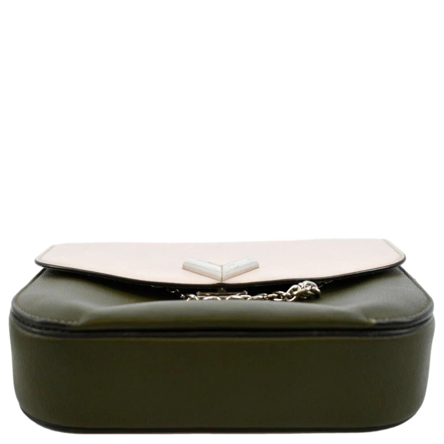 Khaki Leather Calfskin Green Saddle Very Bag Shoulder Pre-owned