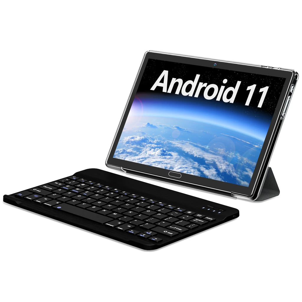 Bluetooth Cellular 64GB Octa 4GB Tablet Android Ram Tablet 10" Arm Wifi Gps Core 11 Keyboard with Rom