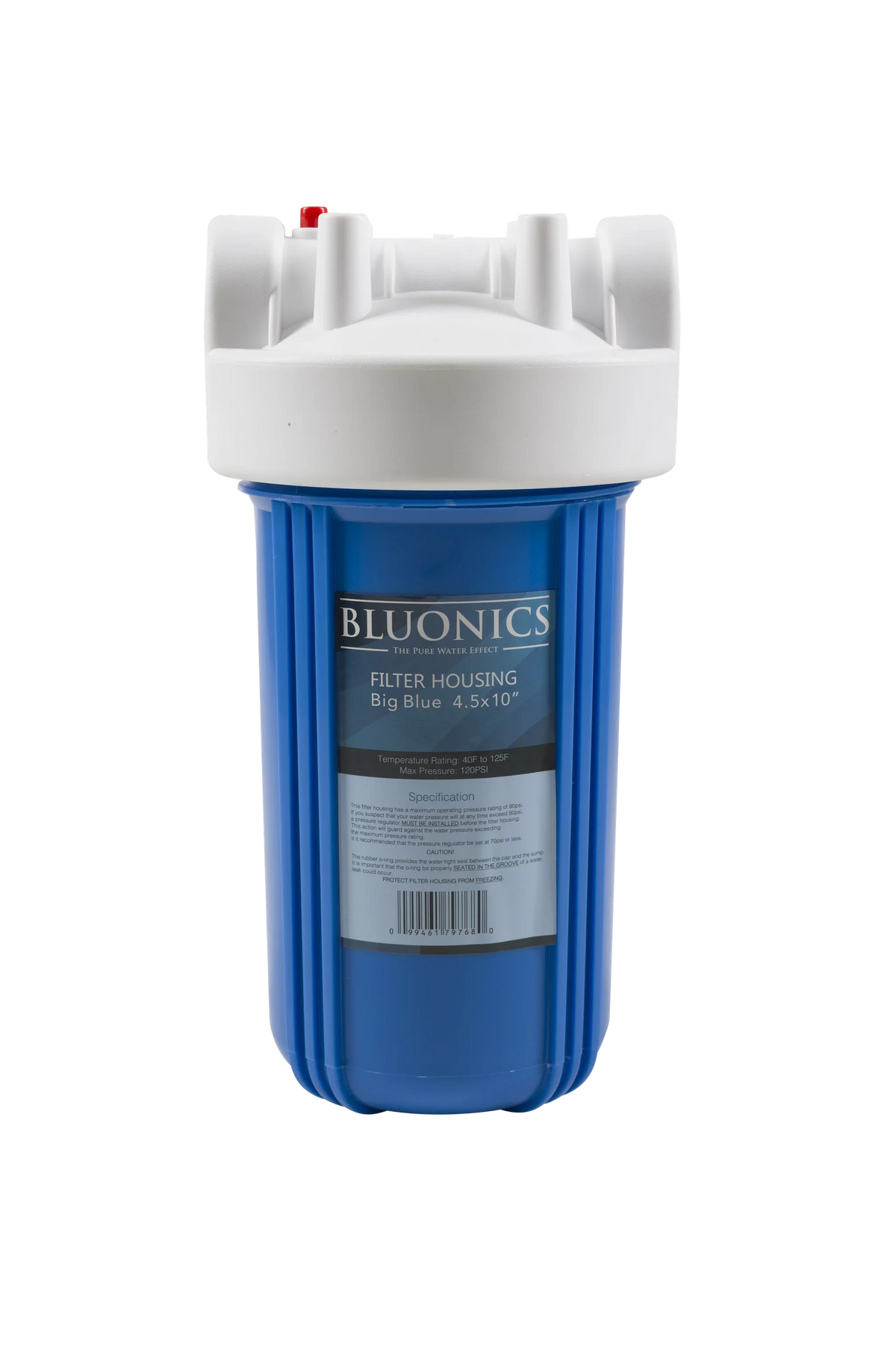 with Dirt, House Micron 5 Whole for Big Bluonics Undissolved liquid Iron, and Particles Sand, Sediment Cartridge 10" Filter Rust, Blue Sediment