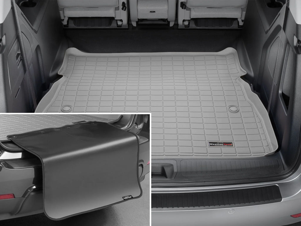 '- With Bumper compatible Grey Row Honda with Seating Behind 2018-2024 Protector Cargo Protector, with Trunk Bumper ClimaticTech 2nd Liner Odyssey