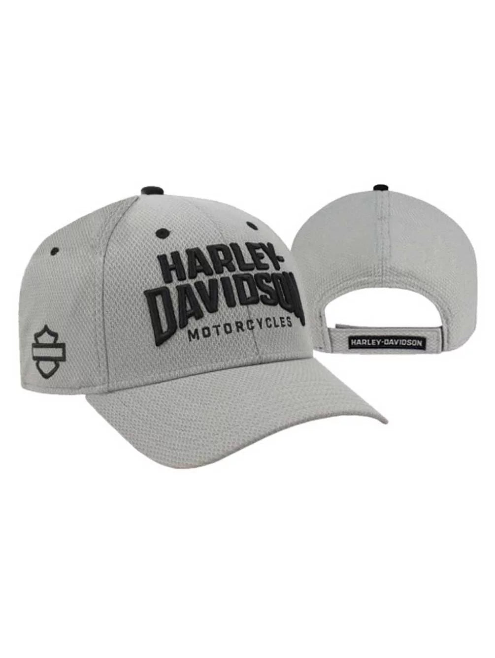 Harley-Davidson Baseball Harley Men's Adjustable Embroidered Curved Bill Davidson Cap, Athletic