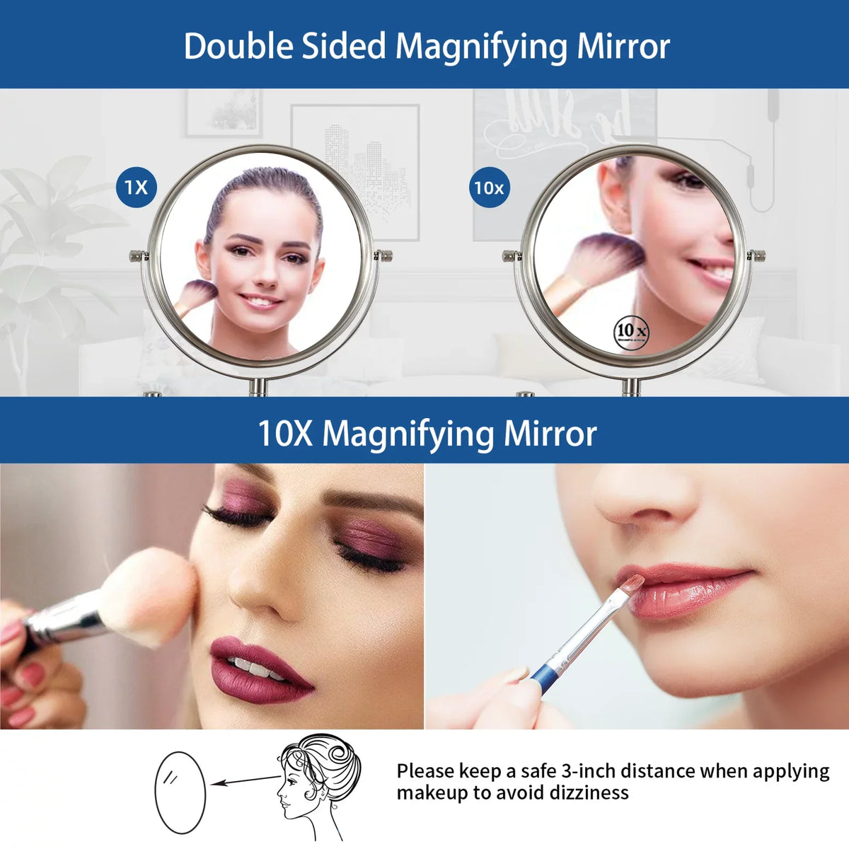 Mounted Vanity Mirror Illuminate Beauty Wall - 3.0 - Makeup