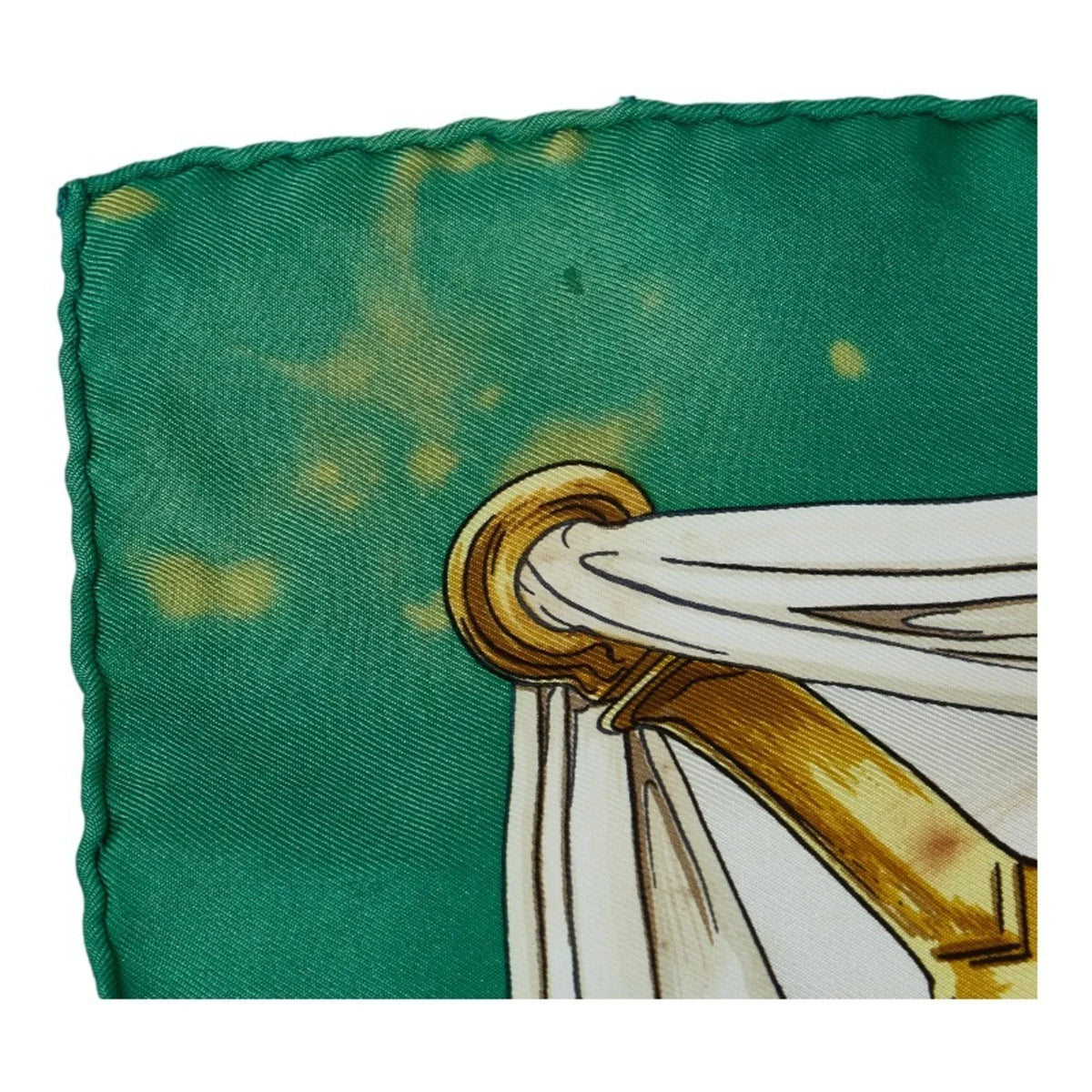 Scarf Pre-Owned Multicolor Carre Pattern Silk Tack Stirrup Hermes ETRIERS Muffler (Fair) 90 Horse HERMES Ladies Green