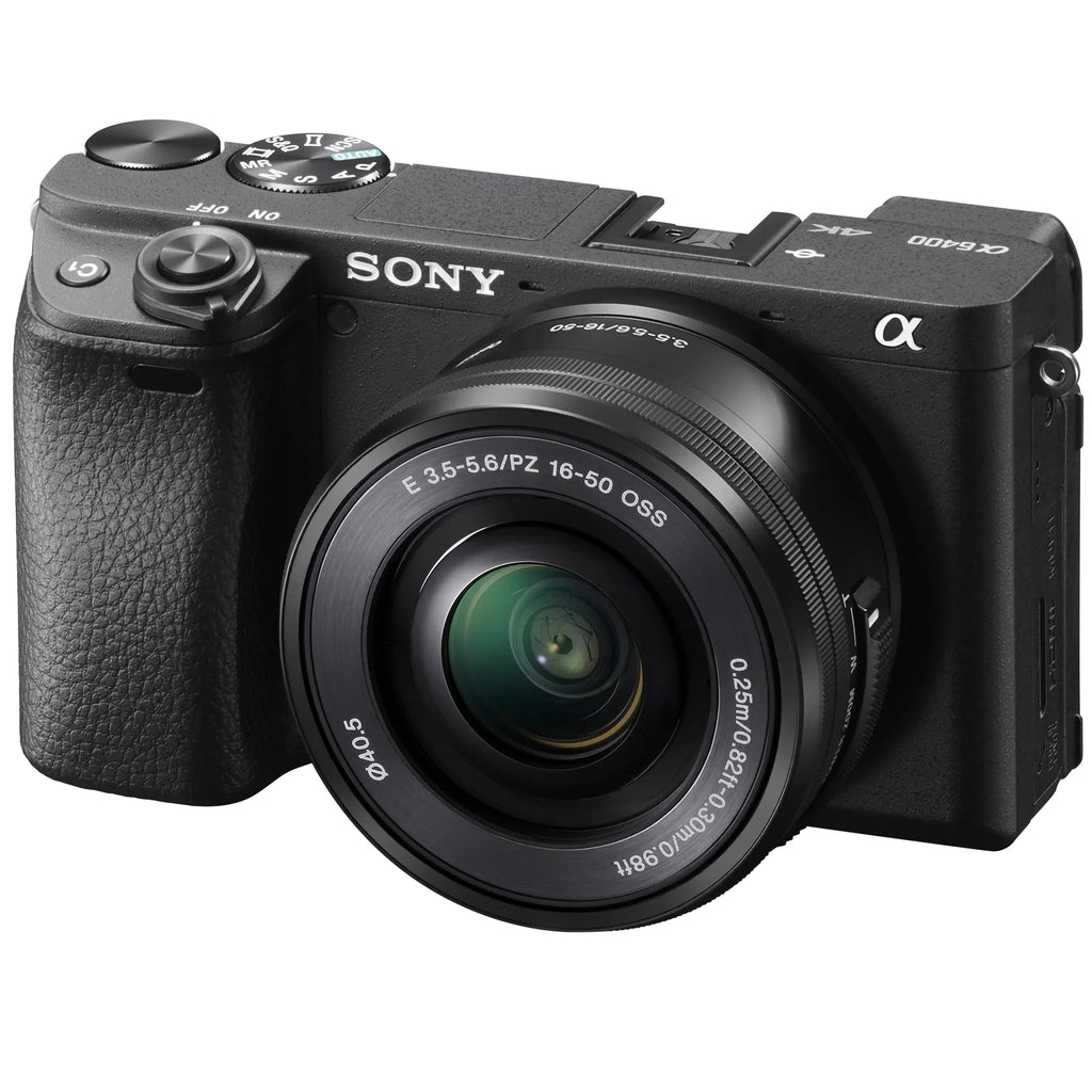 and 40.5mm -6400L Sony Interchangeable-Lens and with Suite, Bundle Card, Camera -C Photo 16-50mm Editing Memory a6400 Battery Bag, Lens Camera Video Kit Mirrorless 64GB with Filter Camera