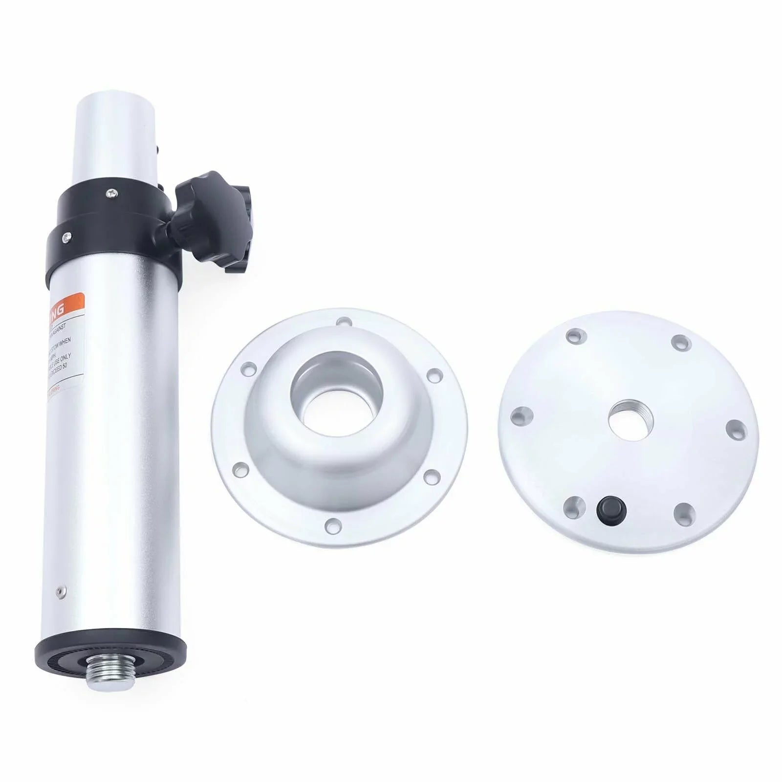 Marine Pedestal Removable Vessel Thickened Caravan Base Motorhome Table Mount Aluminum Miumaeov Camper Table Frame Alloy Stand 16.9"-29.1"Adjustable Leg for