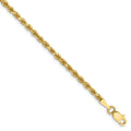 with Teens; Diamond Men Rope Clasp Gold Adults 14kt Chain Yellow Chain for Cut and Bracelet; Lobster Women for 2.25mm Real and