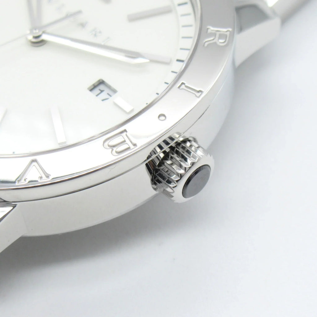 Steel Watch Stainless Pre-Owned BB41S BB41S White BVLGARI (Good) Bvlgari Watch Mechanical Automatic Watch Wrist Wrist Bvlgari