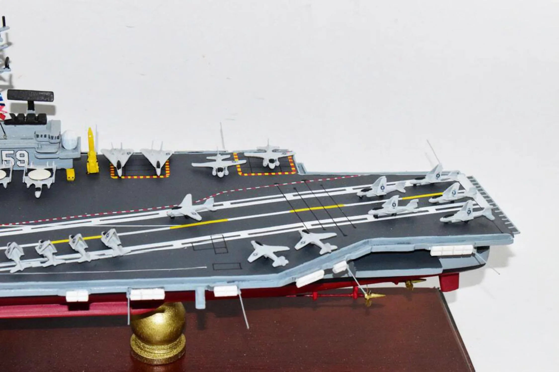 Class,Mahogany Model,Navy,Scale Model,Forrestal Carrier Forrestal -59 Aircraft