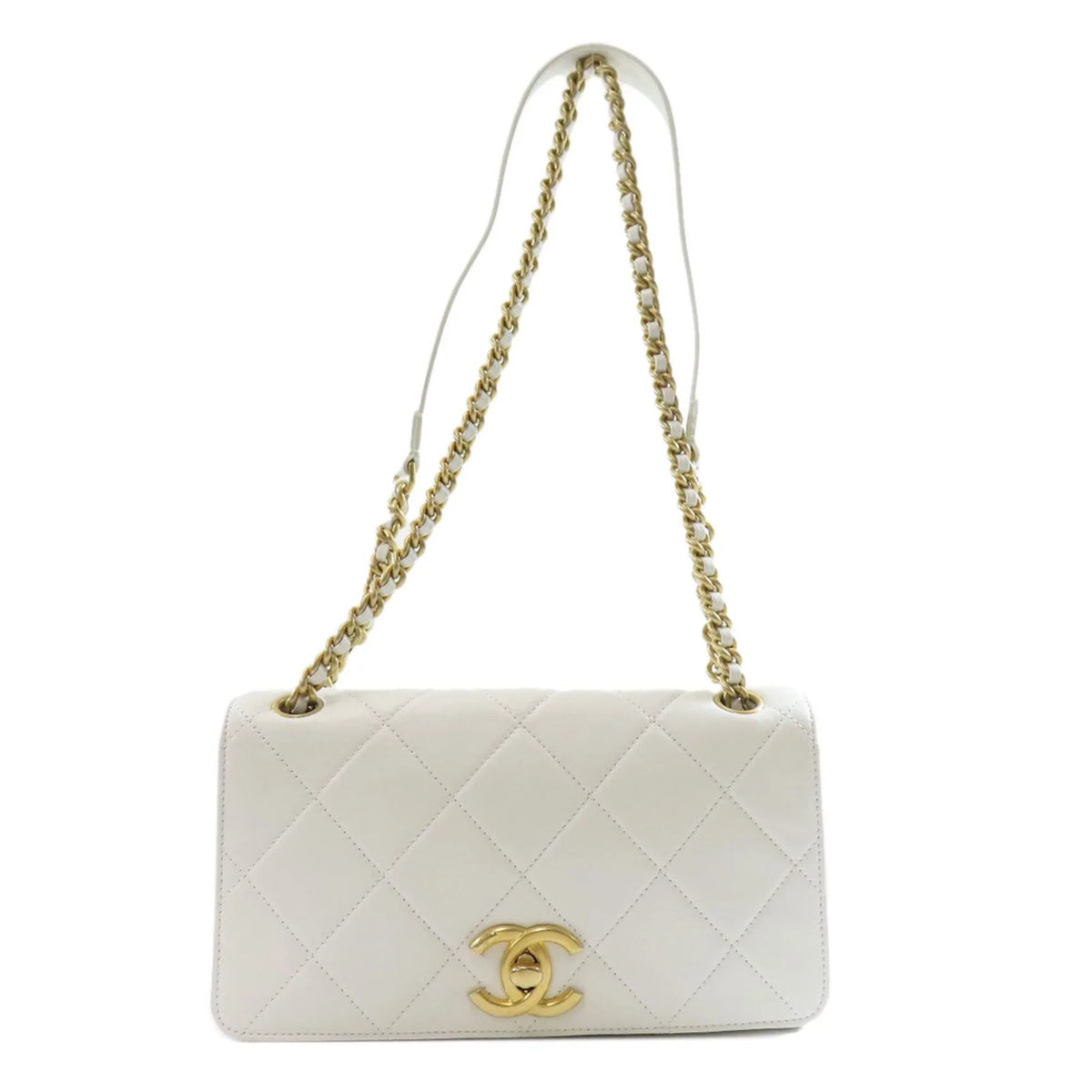 (Good) Pre-Owned Bag Matelasse Lambskin Shoulder Chain Ladies