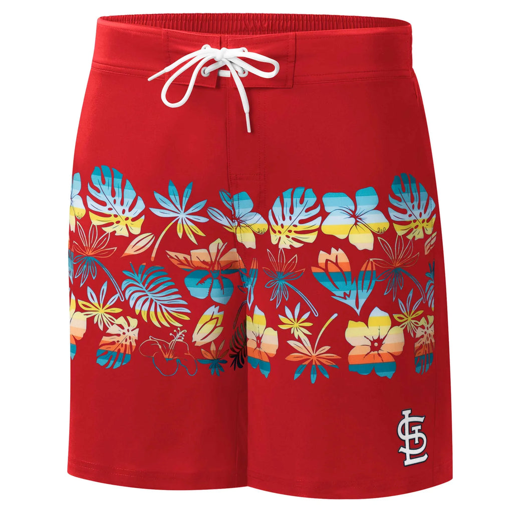 St. Louis Carl Swim Shorts Men's G-III Volley by Banks Breeze Cardinals Sports Red