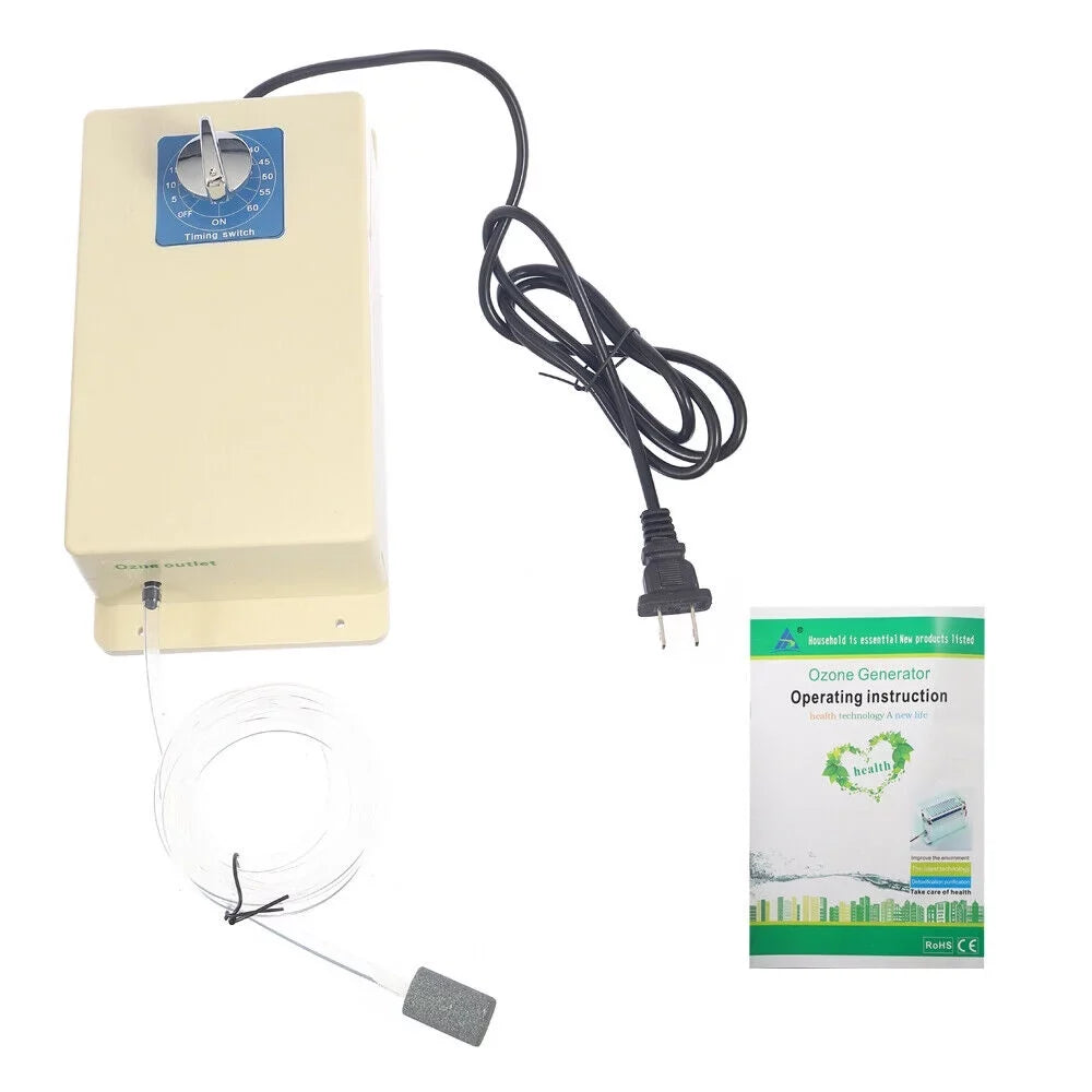 Ozone 2000mg/h Sterilizer Machine Swithch Moisture Time Purifier + Air Generator