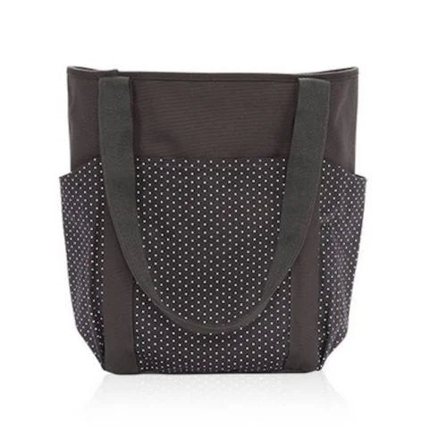 Shoulder EMBROIDERY Utility NO Go Swiss 31 New In Mummy Shopping Bag Tote Charcoal Hobo To Gift City Dot