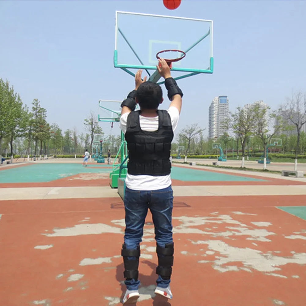 Jacket Exercise Cloth Adjustable 50kg Load Training Oxford Strength Vest for Lixada Max Empty Weighted