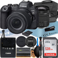 Camera 128GB Case + + Card Lens Bundle with R6 Canon Flash+ SanDisk + Mark Accessory 24-105mm ZeeTech Mirrorless Memory