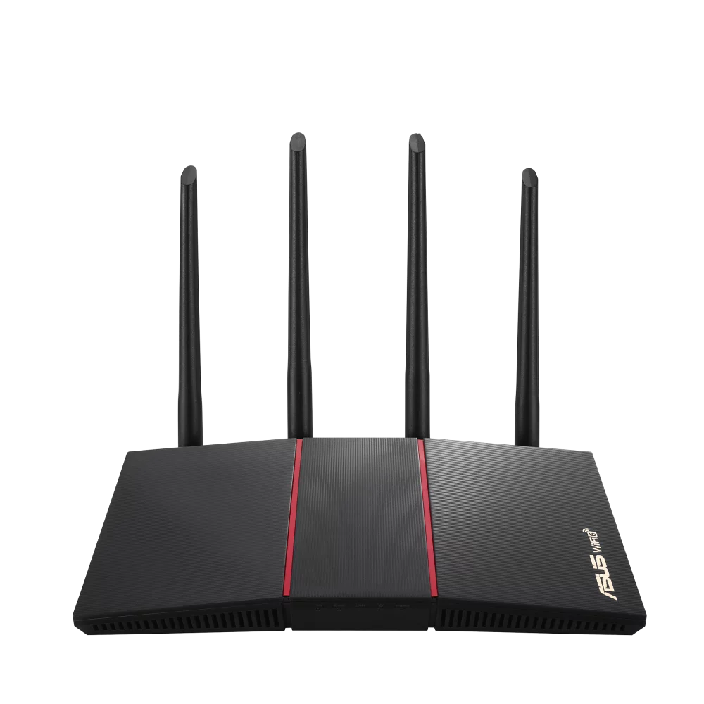 '- 4 Band 5 Network Asus x Gig... Speed Router x Port 4 - 1 6 External) - Band x Broadband - Antenna(4 -AX55 x 802.11ax Ethernet GHz Port - Wi-Fi Wireless /s 225 GHz Wireless 2.40 - -