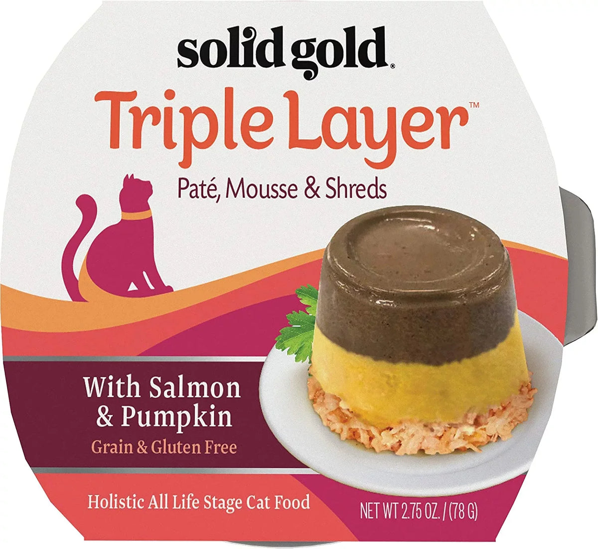 & Canned Grain for Free with - Digestion, - Pate Food Wet Overall Real Shreds Food Control, Layers Salmon & Triple Mousse, Immunity Cat Weight Cat and Made Gold Pate, Solid Pumpkin Healthy