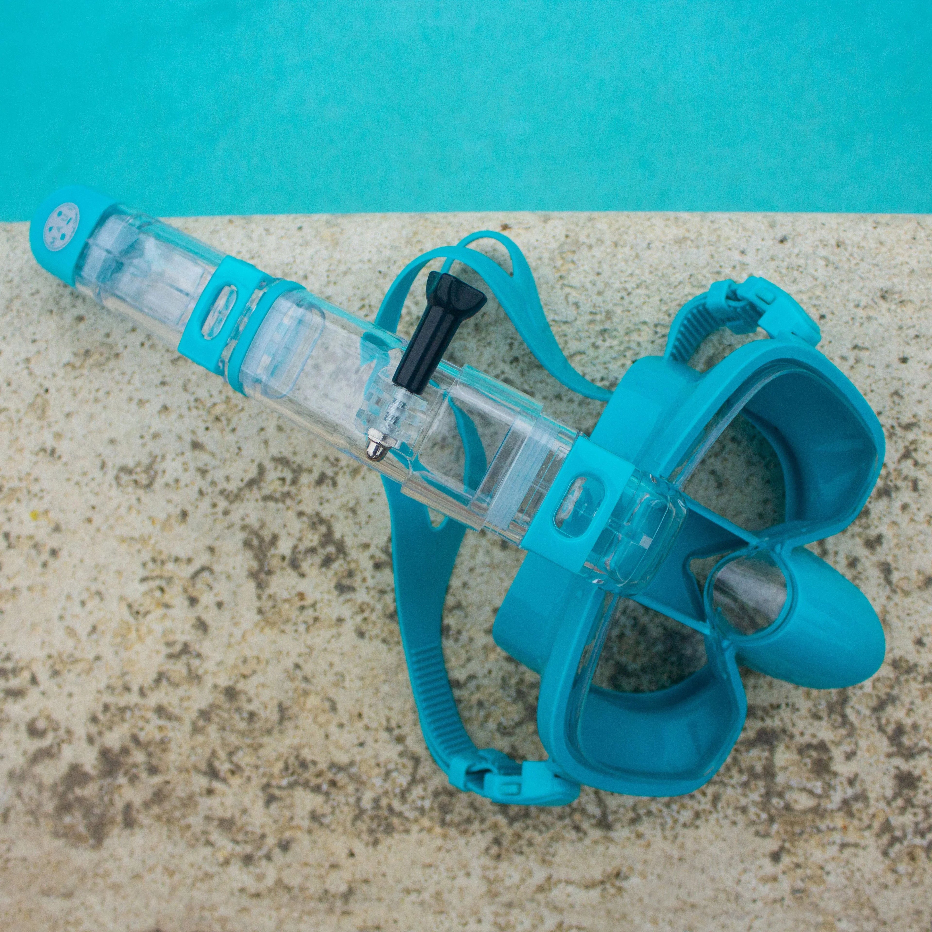 Snorkel and Mask Half Maui Sons Hi Blue