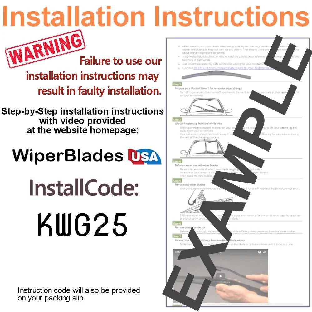 (Set Performance X5 Beam Wipers w/Rear 2019 Wiper 3) of
