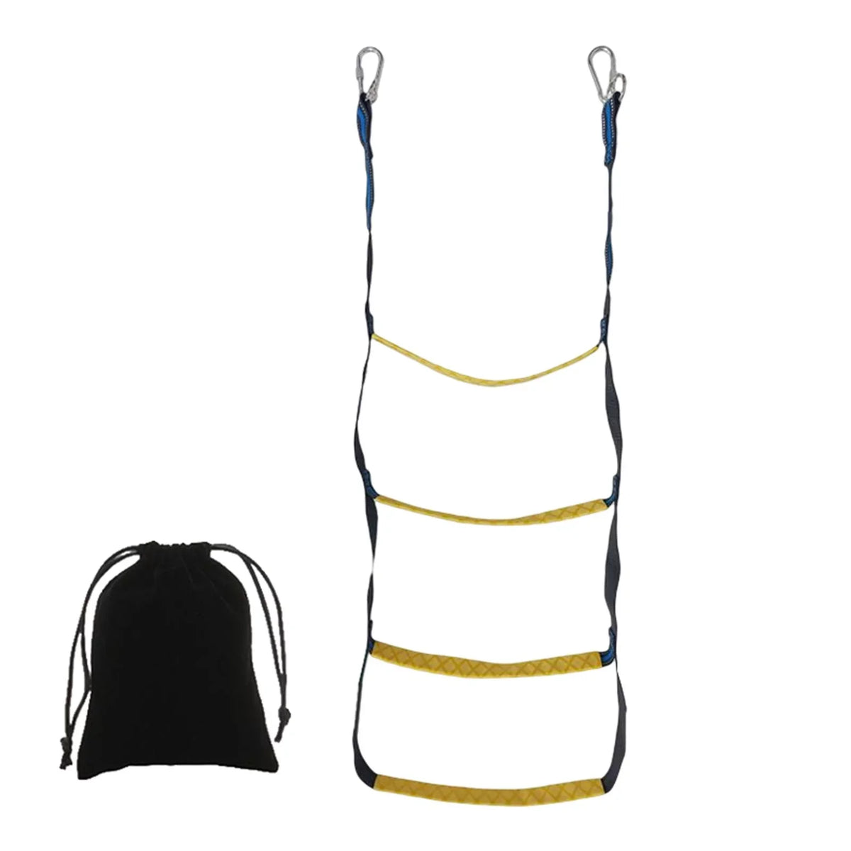 Ladder Inflatable Portable Boat Steps Strength Jet Sailboat Ladder Rope Inflatable Rope Skis for Boat 4 Boarding Ladder Fishing Boat Ladder 400lbs