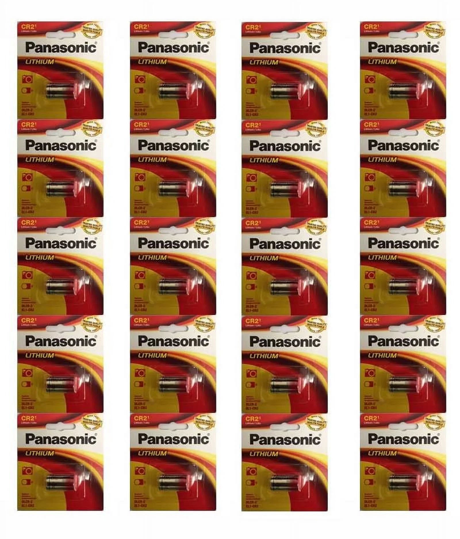 '-2 Lithium Panasonic 3V 20 Pcs Battery,