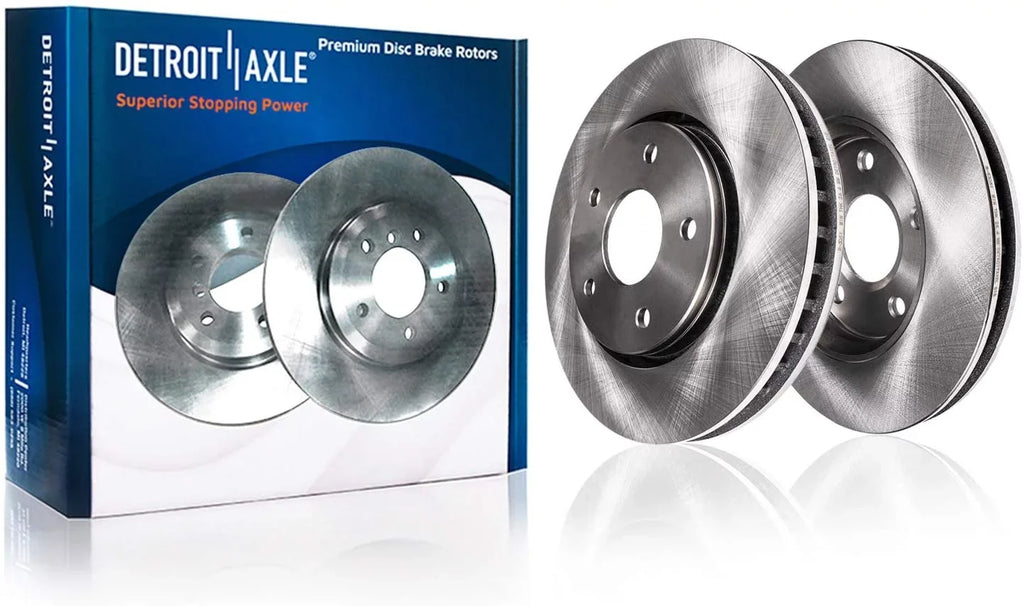 Calipers for Ceramic and Town Disc Dodge & Detroit Country - Brake Rear Brake Brake 2008-2012 Axle Pads Kit & Front Rotors Caravan, Brake Replacement Grand