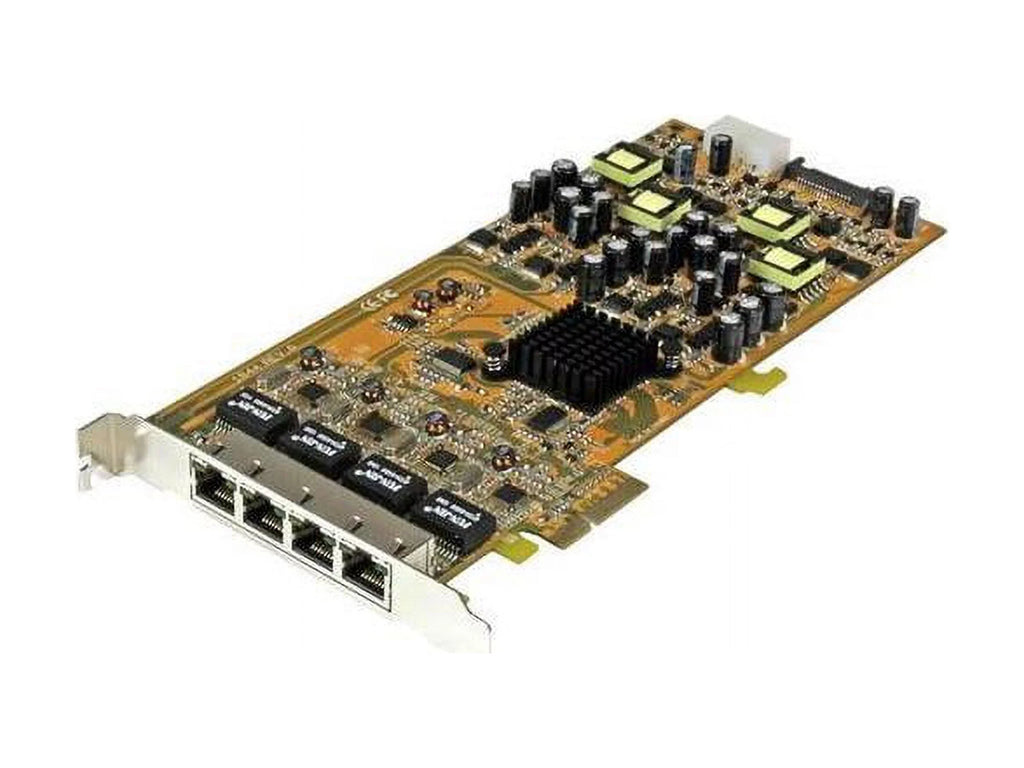 Express - 4 Gigabit StarTech.com over PoE Ethernet Power PCIe Network / Card Port