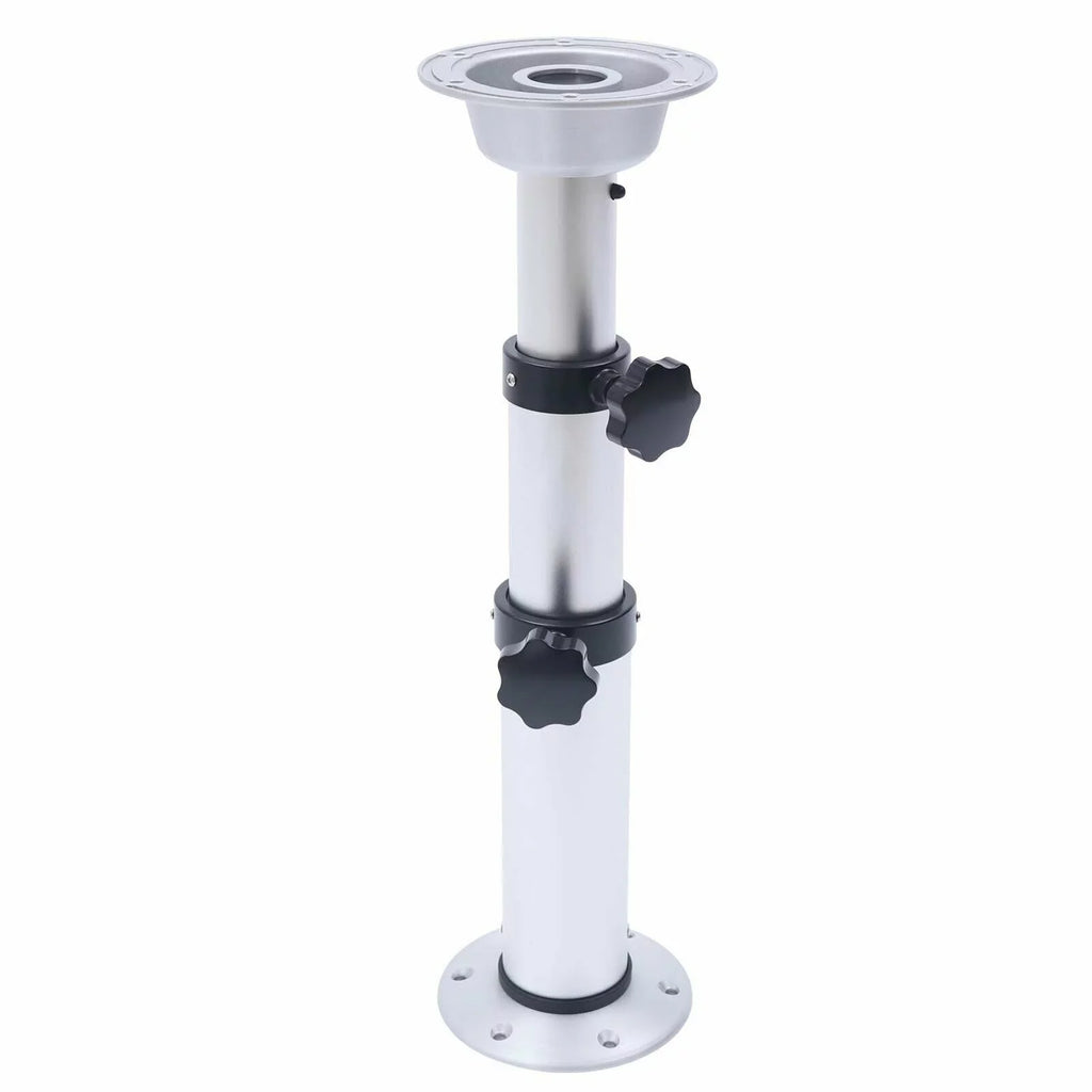 Marine Pedestal Removable Vessel Thickened Caravan Base Motorhome Table Mount Aluminum Miumaeov Camper Table Frame Alloy Stand 16.9"-29.1"Adjustable Leg for