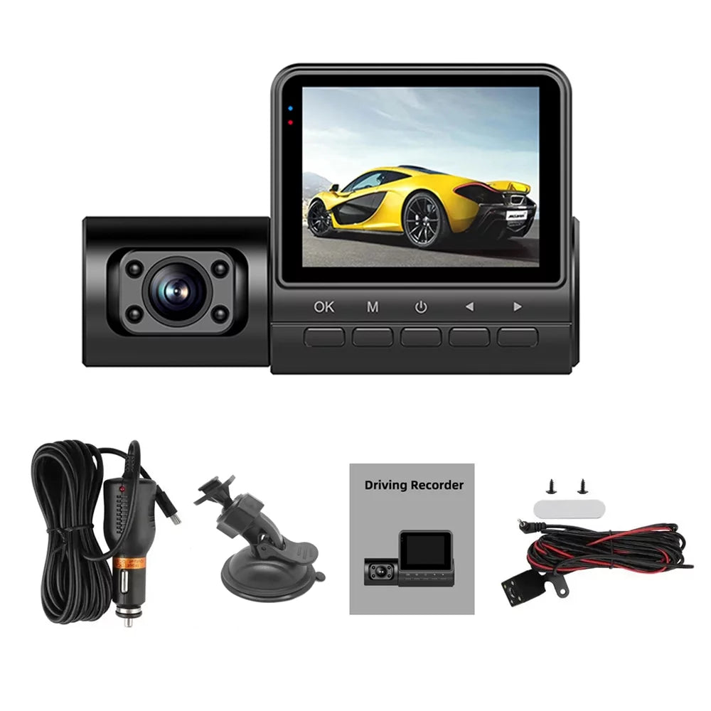 Clear 2in Car GoolRC Mirror Camera Car Camera 3 Cameras Eryue Safety Qisuo Video Dash Auto Rearview Dash Rearview Cam Dash 170wide 2in Auto Car Camera,Video Cameras Car Cam Mirror Wdr Car Car Clear