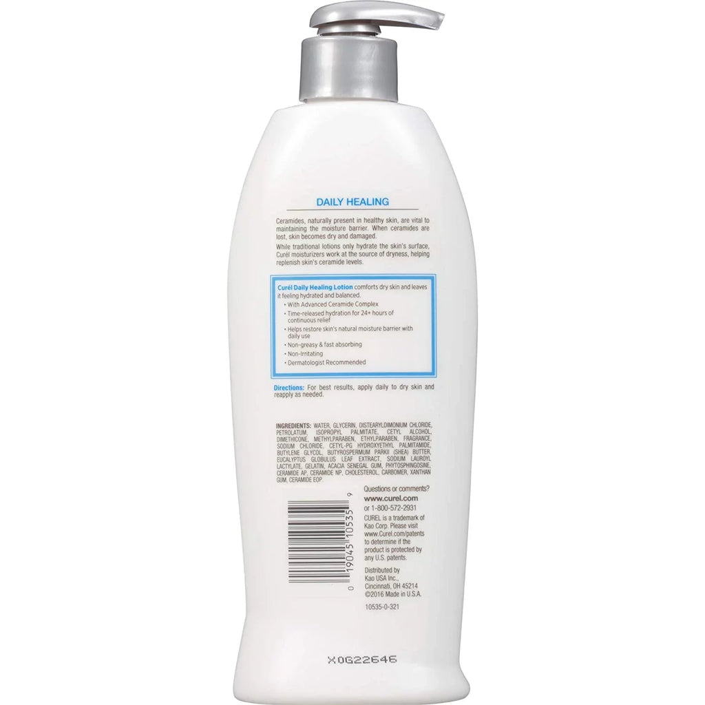 6) Dry Original For Lotion Skin Daily of Healing (Pack 13 oz Curel